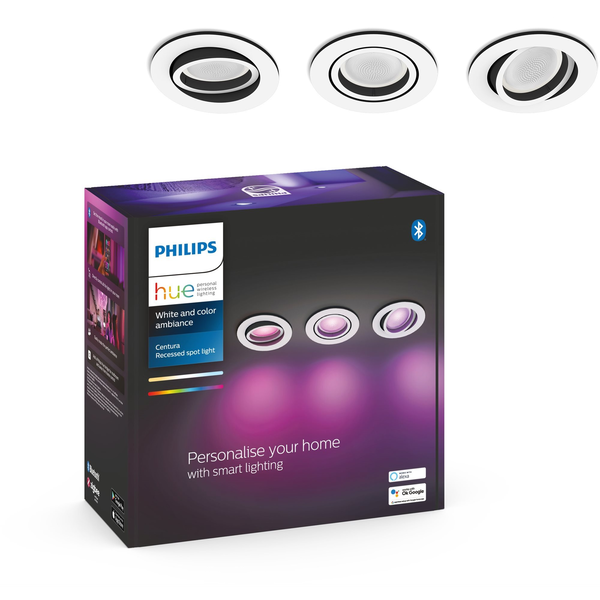 Philips Hue White and colour ambience 8719514342880 смарт осветление Смарт точково осветление Блутут 5,7 W
