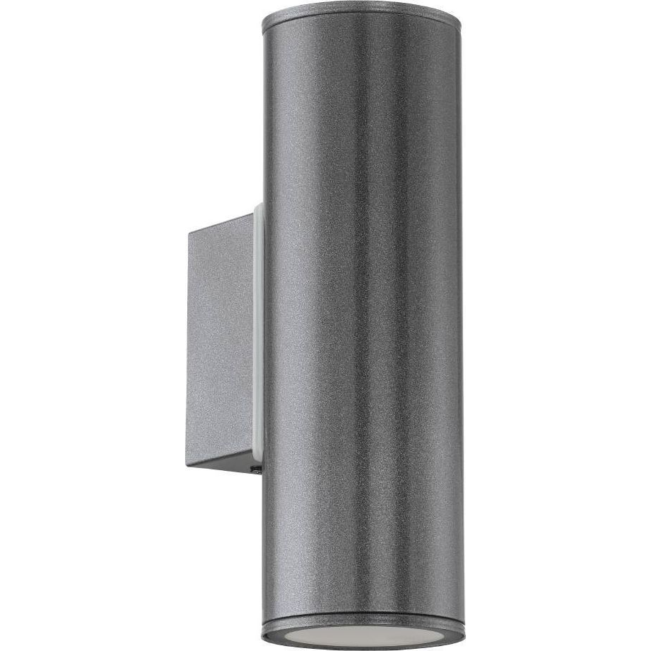 LED Lámpatest Oldalfali Gu10 2x3 W Meleg Fehér 2 Irányú Antracit Kültéri Ip44 Eglo Riga 94103 (94103)