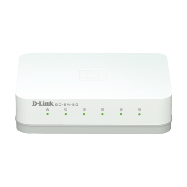 D-Link GO-SW-5G Ikke administreret Gigabit Ethernet (10/100/1000) Hvid