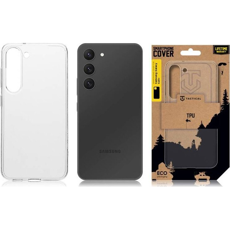 Tactical TPU Samsung Galaxy S23+ Telefon Tok - Átlátszó (8596311200700)