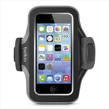 Belkin Slim-Fit Plus iPhone 5/5s/5c/SE karpánt tok fekete-szürke (F8W299vfC00) (F8W299vfC00)