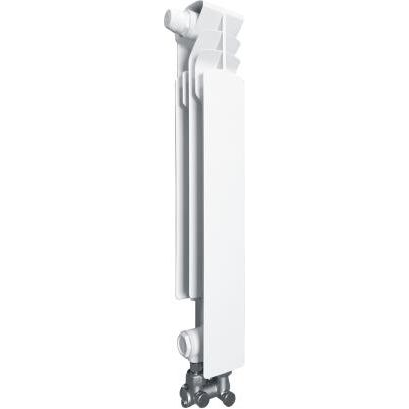 KFA Element grzejnik aluminiowy lewy G 500 F/D zasilanie dolne + zespół przyłączy kątowych 50 x 50mm zasilane krzyżowe (878-152-44)
