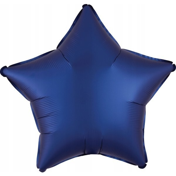 Silk Navy Blue Csillag Fólia Lufi 48 cm (9914112)