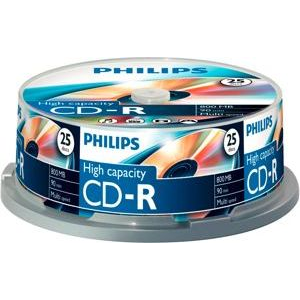 Philips CR8D8NB25/00 CD vergine 800 MB