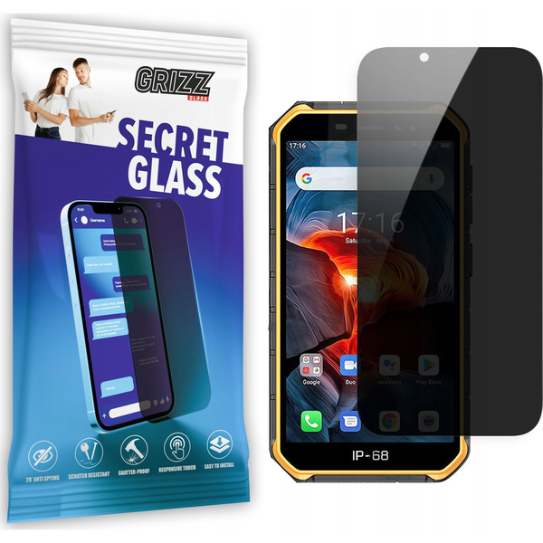  GrizzGlass Szkło prywatyzujące GrizzGlass SecretGlass Ulefone Armor X7 Pro