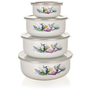 BANQUET LAVENDER zománcozott edénykészlet, 8 db