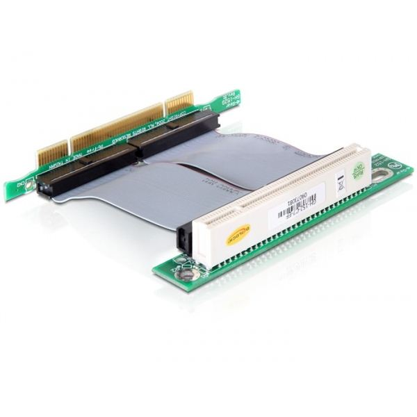 Delock DL41793 PCI 32 bit emelő kártya 7 cm-es balos flexibilis kábellel (DL41793)