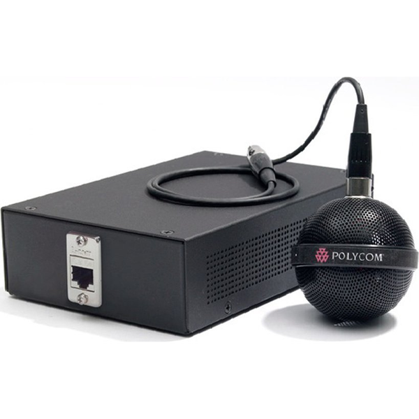 POLY 2200-23810-001 микрофон Черен Микрофон за конференции