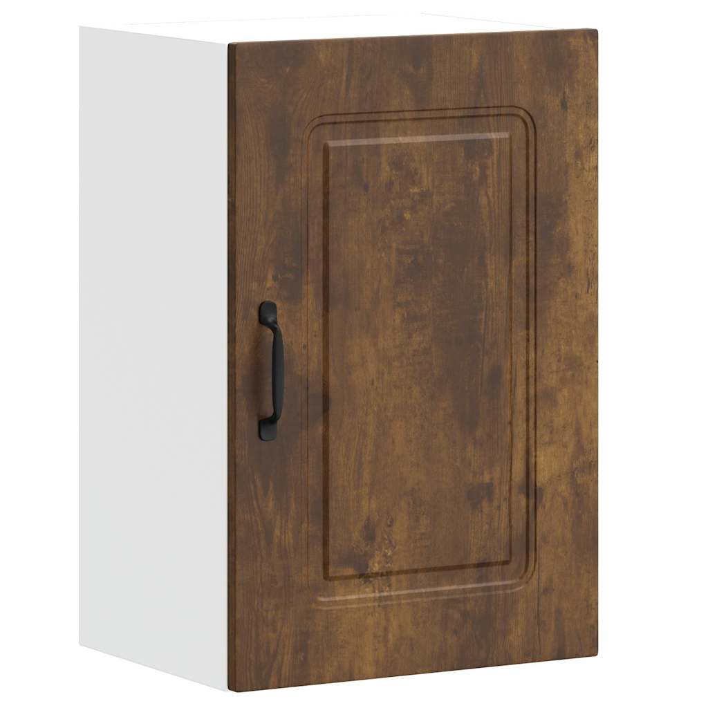 konyhai fali szekrény Kalmar füstölt tölgy fűrészelt fa (853552)