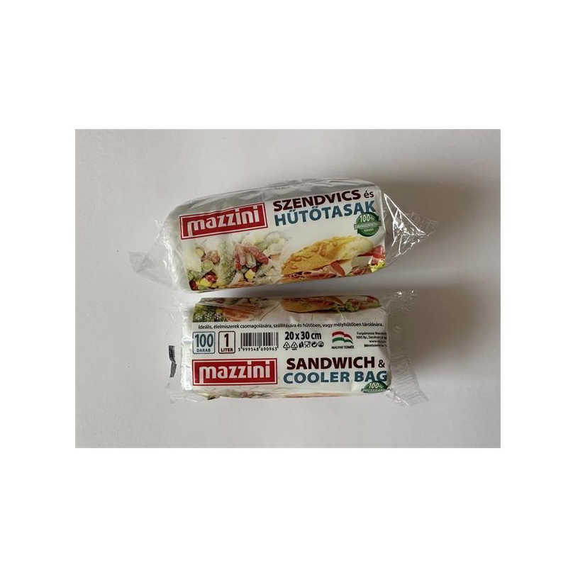 Mazzini 105030 Hűtő- és uzsonnástasak (100 db/csomag) (105030)