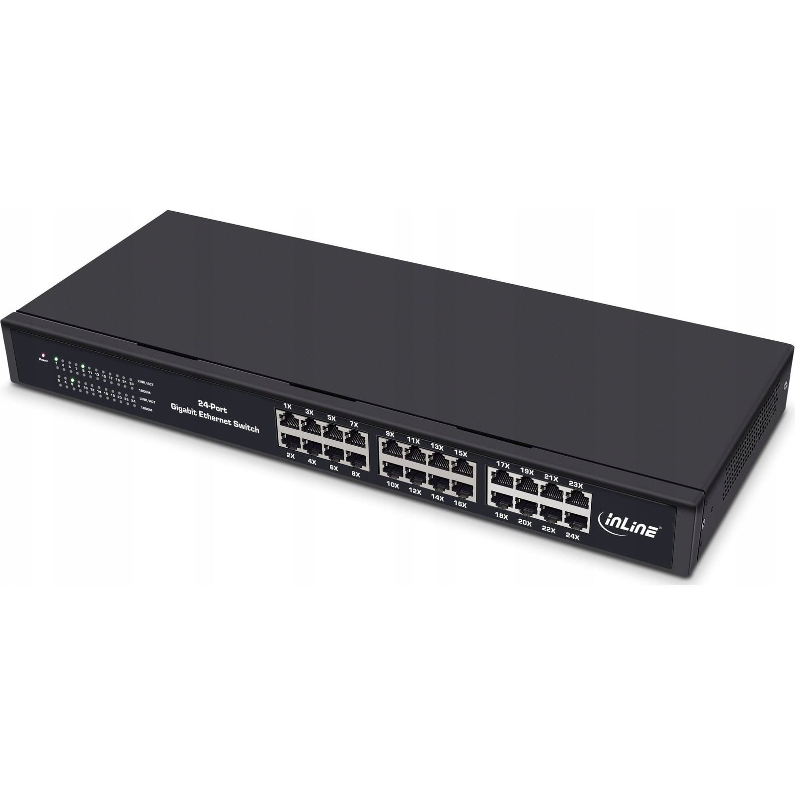 InLine 32324O hálózati kapcsoló Gigabit Ethernet (10/100/1000) 1U (32324O)