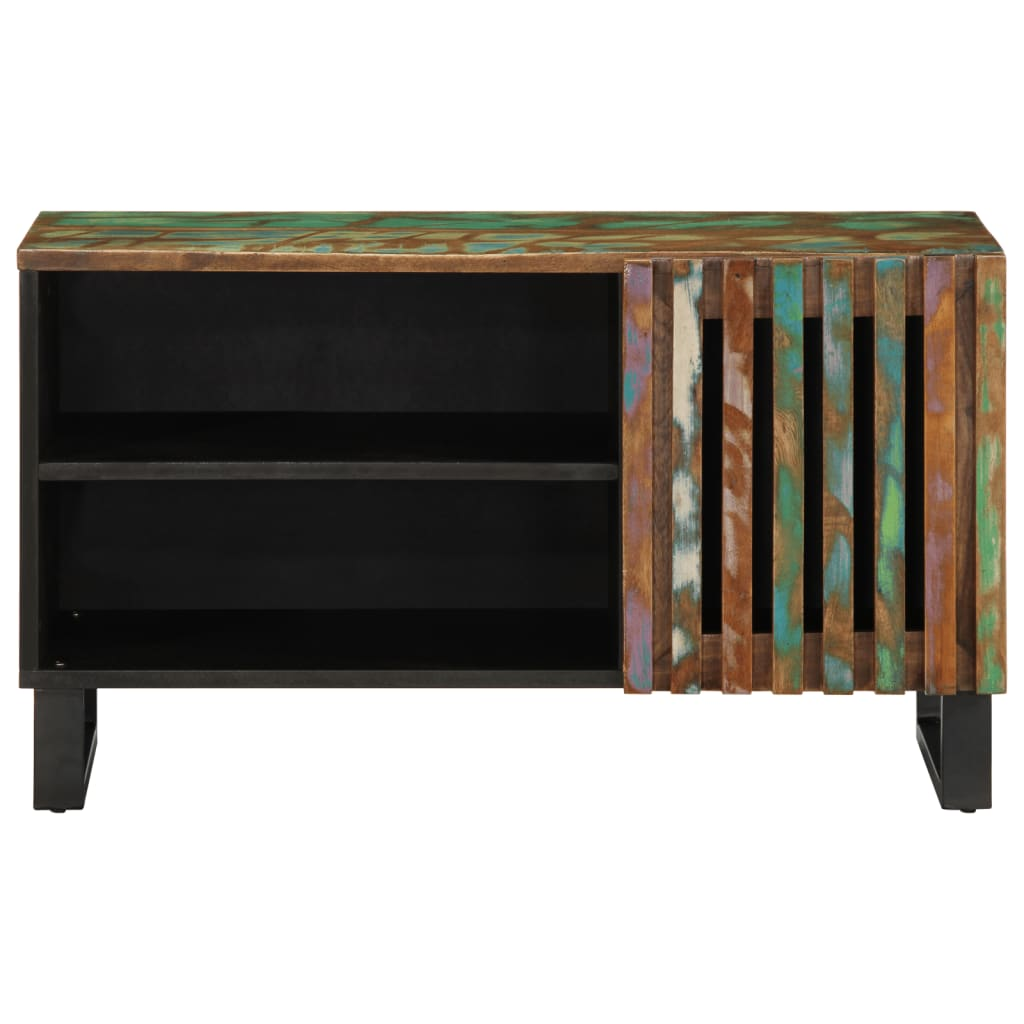 tömör akácfa TV-szekrény 80 x 34 x 46 cm (377513)