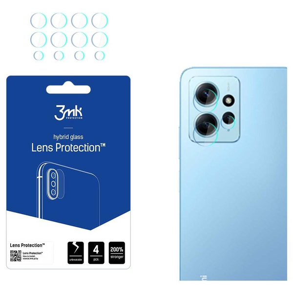Hybridní sklo 3MK pro Xiaomi Redmi Note 12 4G 4 ks