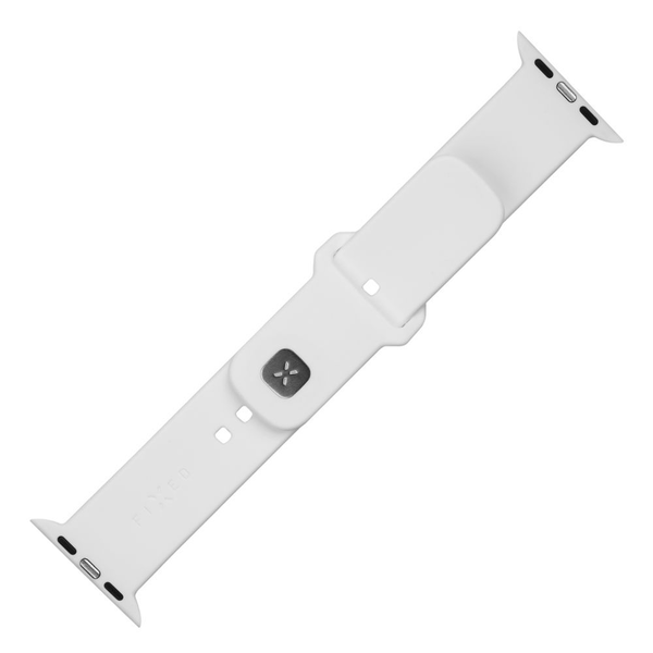 Fixed Sporty Strap Apple Watch Ultra Szilikon szíj 49 mm - Fehér