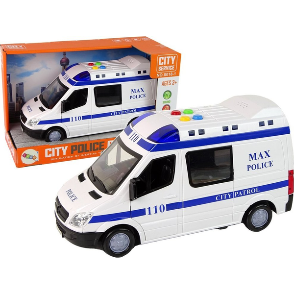 City Rendőrautó - Hangokkal, 26 cm