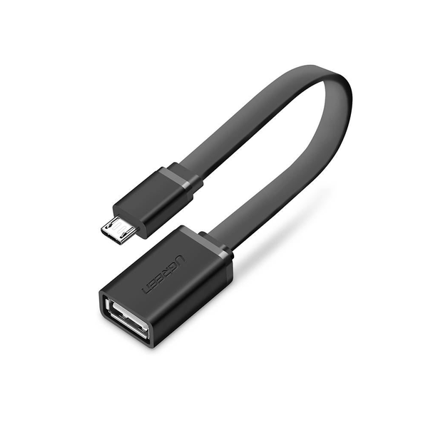 Ugreen 10396 cavo USB USB 2.0 0,12 m USB A Micro-USB B Nero