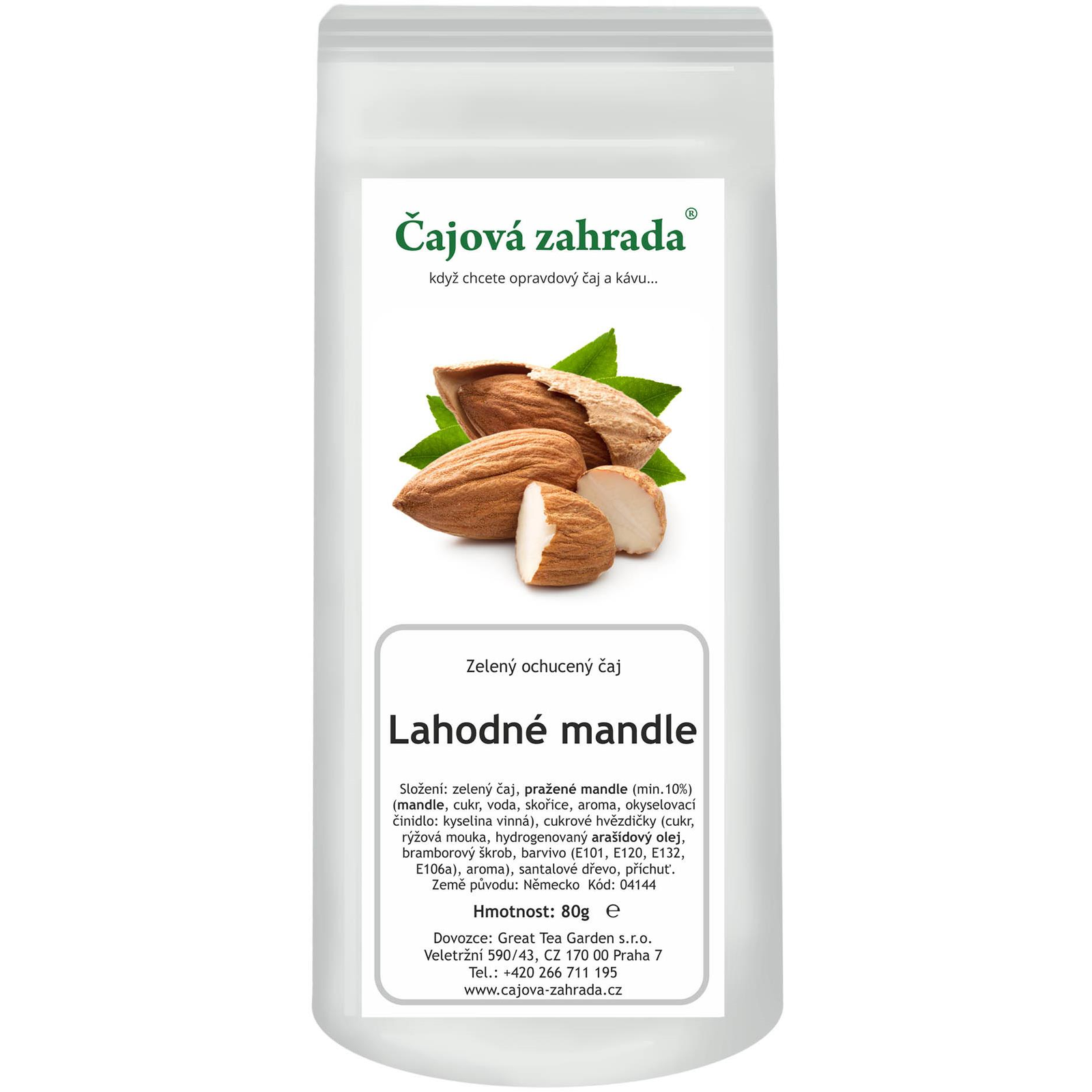 Tea Garden - Delicious almonds - green flavoured tea, 500 g (05144)