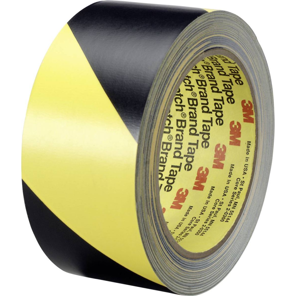 3M 57025033 biztonsági jelölőszalag, fekete-sárga, 33 m x 50 mm (57025033)