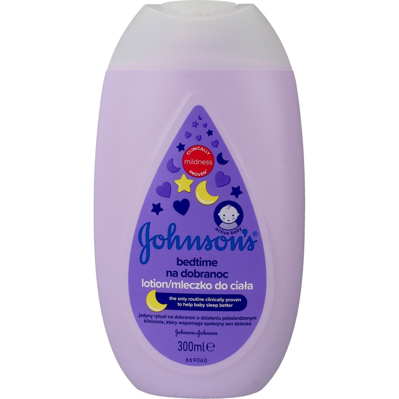 JOHNSON'S BABY Bedtime testápoló a nyugodt alvásért 300 m (3574669908191)