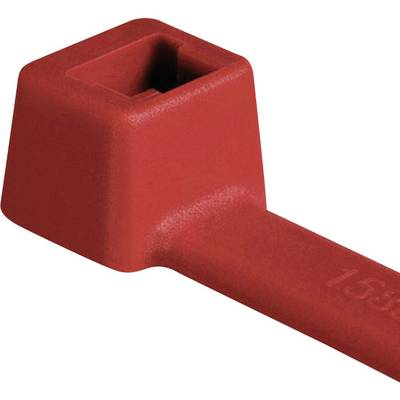 Kábelkötegelő készlet 390 x 4,6 mm, piros, 100 db, HellermannTyton 116-05412 T80L-N66-RD-C1 (116-05412)