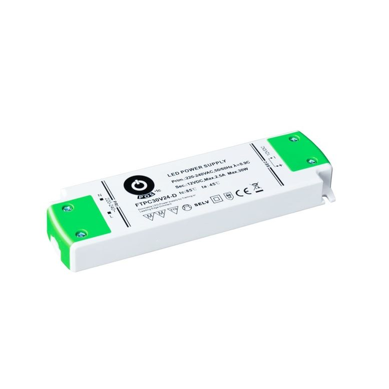 POS Power FTPC30V24-D 24V/1.25A 30W IP20 szabályozható LED tápegység (FTPC30V24-D)