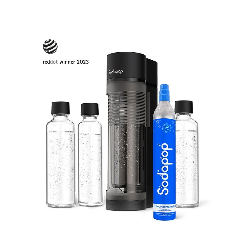 Sodapop Logan Szódagép Készlet Fekete (soda10026030)