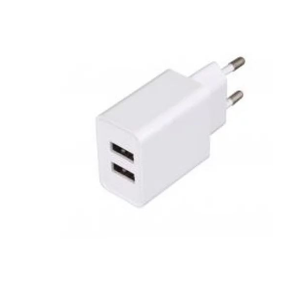 Somogyi SA 24USB 2xUSB-A hálózati töltő fehér (SA 24USB)