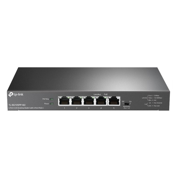 TP-Link TL-SG105PP-M2 5 port 2.5G Desktop Switch