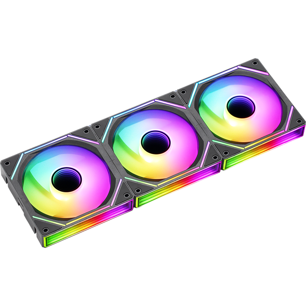 Formula Air Bridge BK 120mm PWM ARGB Rendszerhűtő ventilátor 3db - Fekete