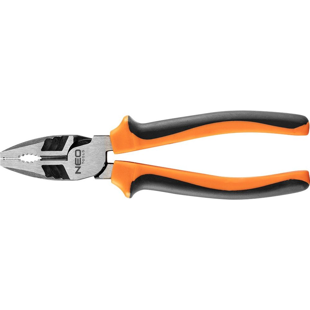 NEO 01-153 Kombinált Fogó 200mm 40% Energiamegtakarítás, Csavarlazító Fogazattal (01-153)