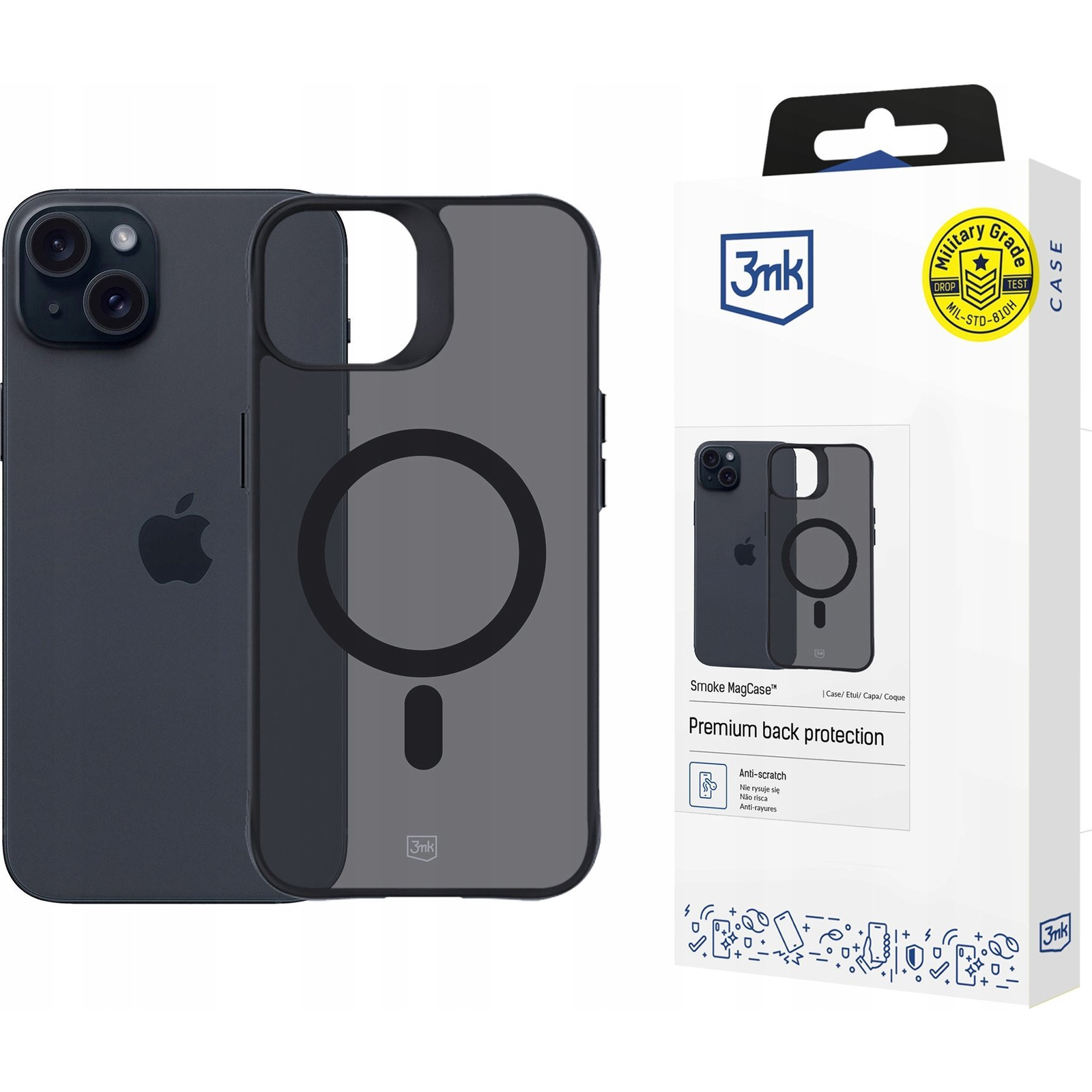 3mk Smoke MagCase Apple iPhone 15 Plus (5903108563611)