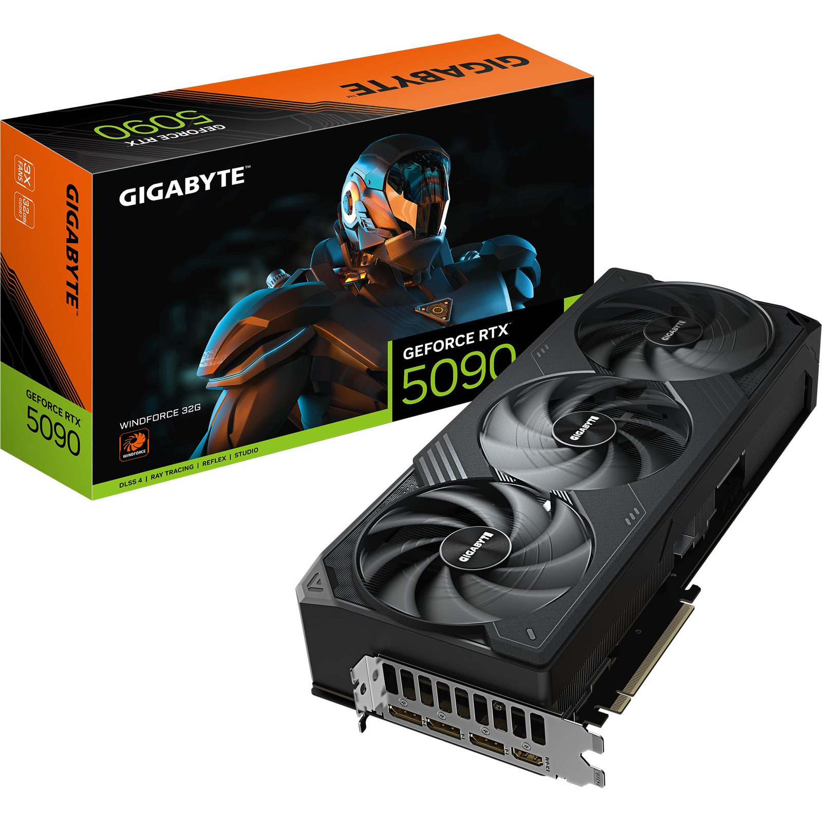 GIGABYTE GeForce RTX 5090 WINDFORCE 32G NVIDIA 32 GB GDDR7