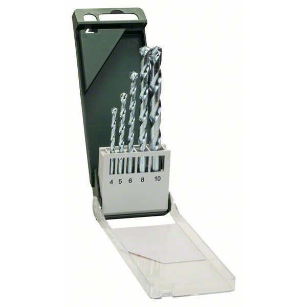 BOSCH 2609255460 kőzetfúrószár készlet, 4/5/6/8/10 (2.609.255.460)