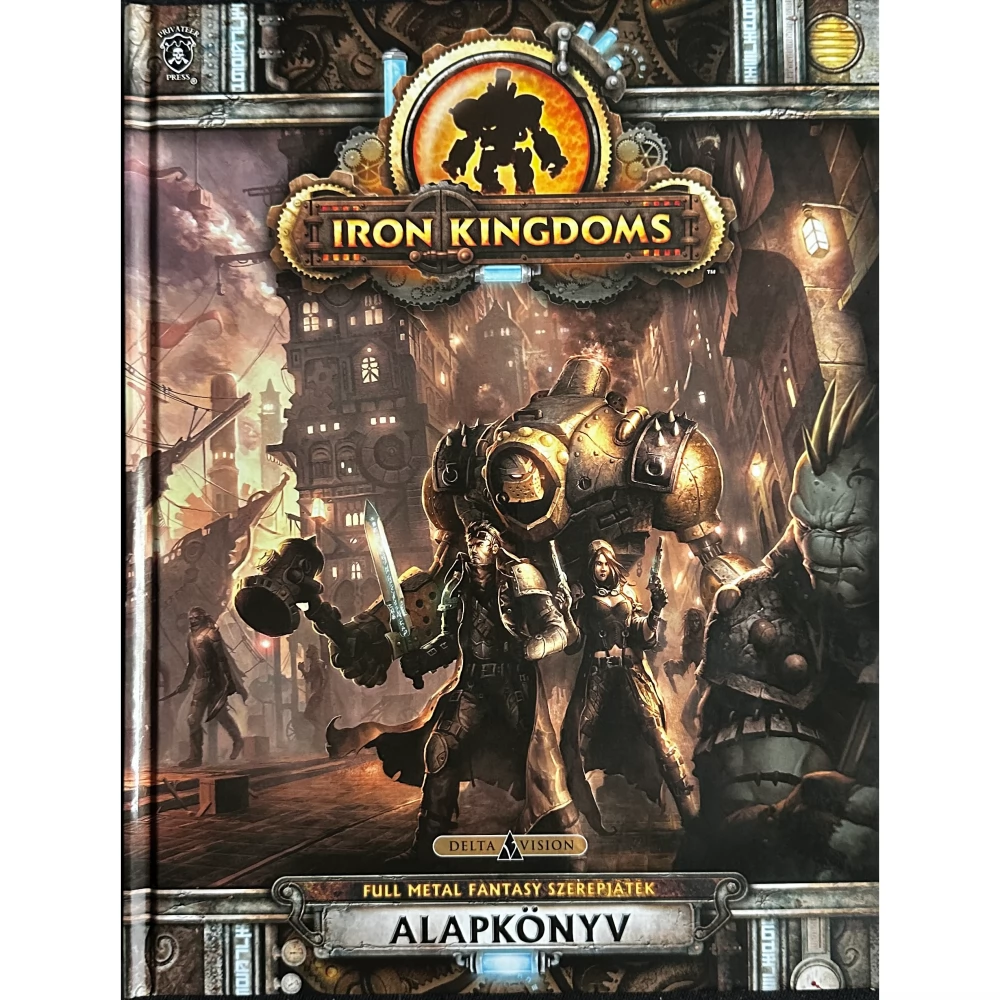 Delta Vision Iron Kingdoms (Vaskirályságok) - alapkönyv szerepjátékhoz (DEL34763)