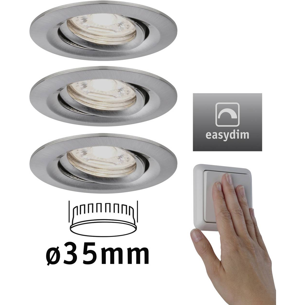 Paulmann Nova mini Plus LED easydim 3 желязо