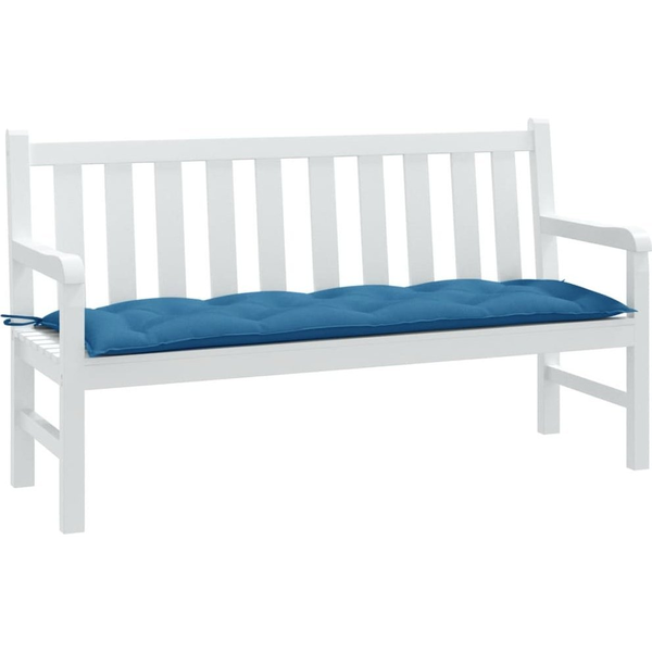 melange kék szövet kerti padpárna 150 x 50 x 7 cm