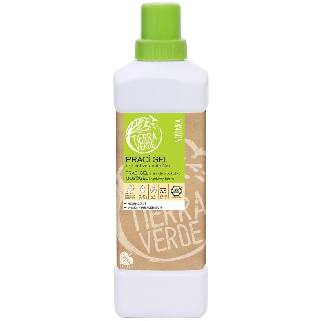 Tierra Verde mosógél érzékeny bőrre 1L (33 mosás) (8595691814798) (8595691814798)