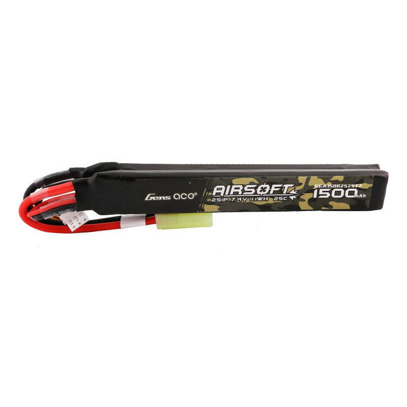 Gens Ace GEA15002S25T2 25C 2S1P Tamiya Airsoft Lipo akkumulátor (7.4V / 1500mAh) (GEA15002S25T2)