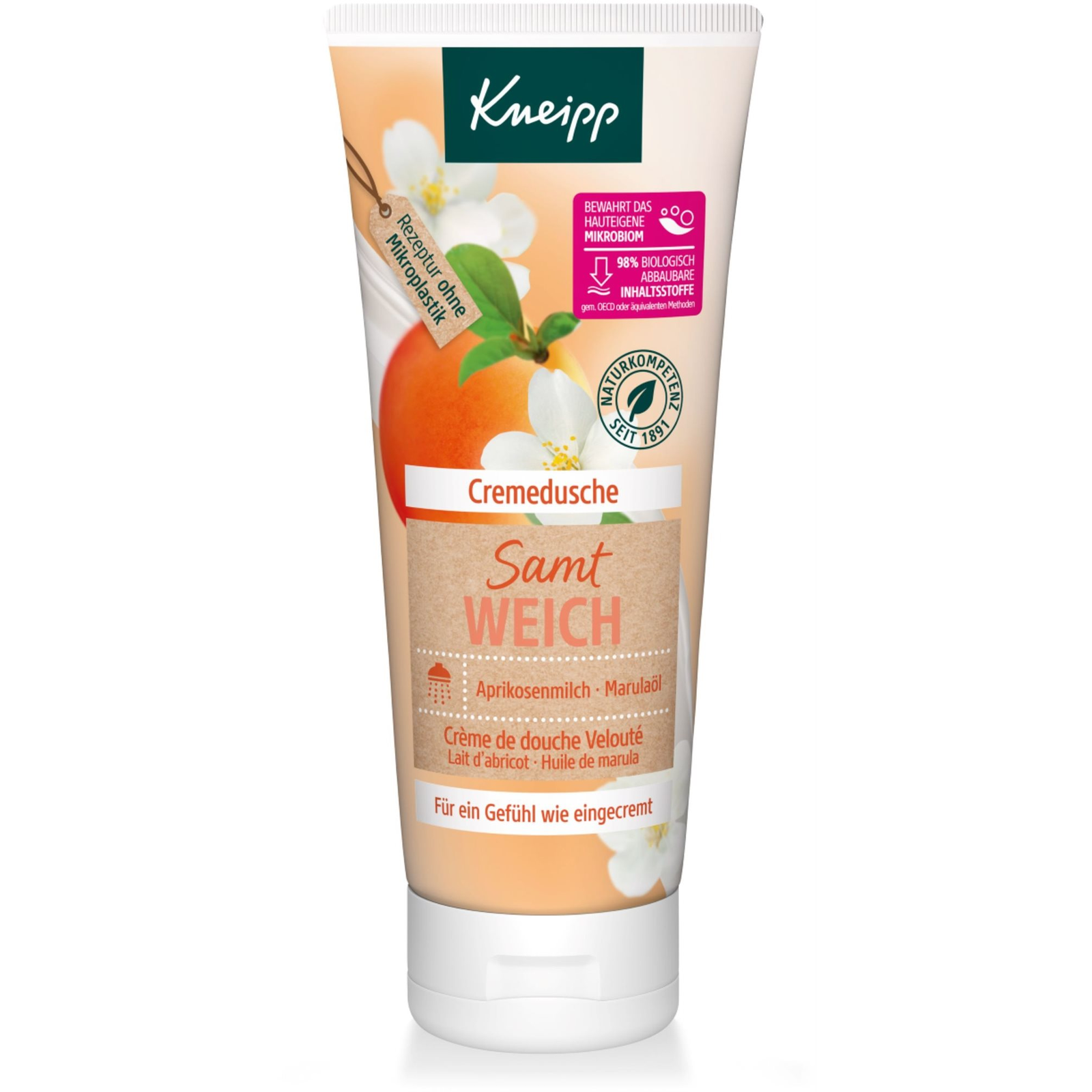 KNEIPP tusfürdő As Soft As Velvet 200 ml (4008233163550)
