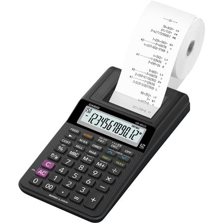 Calculadora Impresora Casio Negro Hr-8rce