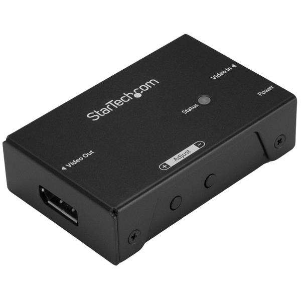 StarTech.com DPBOOST audió/videó jeltovábbító AV jelismétlő Fekete