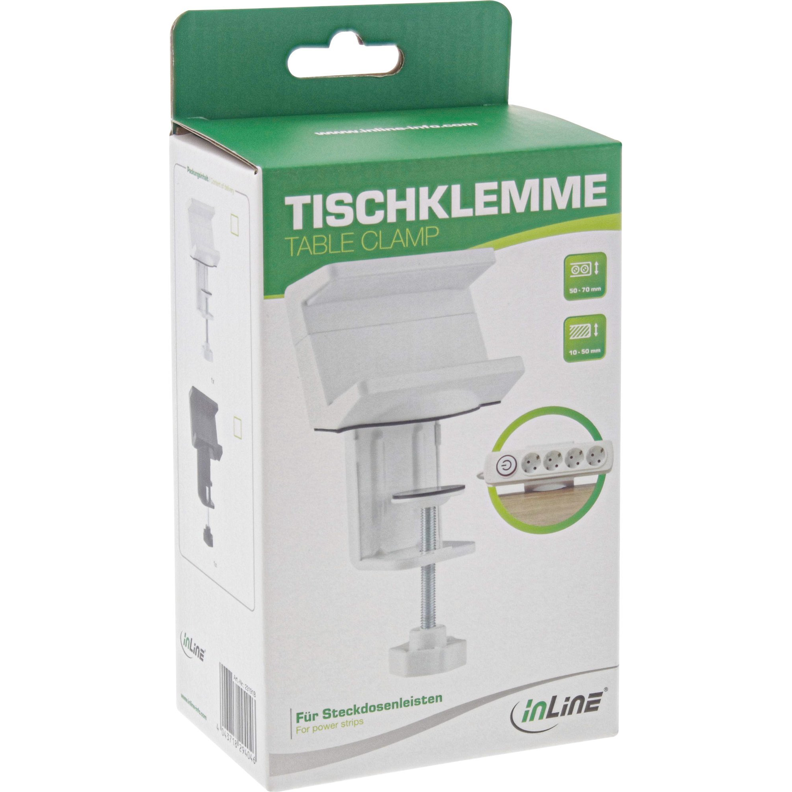 InLine 23191B hálózati hosszabbító tartozék (23191B)