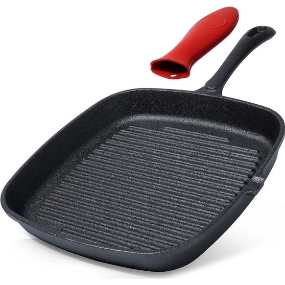 Patelnia Vilde grillowa Żeliwna 24.5cm