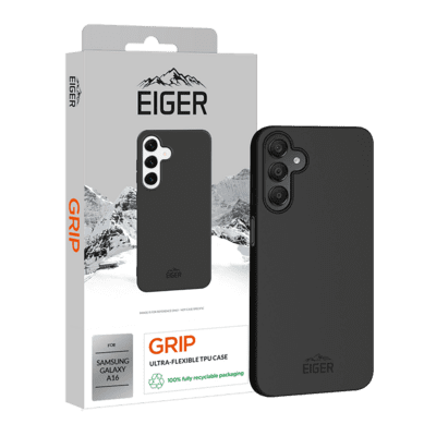 Eiger Grip Samsung Galaxy A16 Telefon tok - Fekete (EGCA00676)