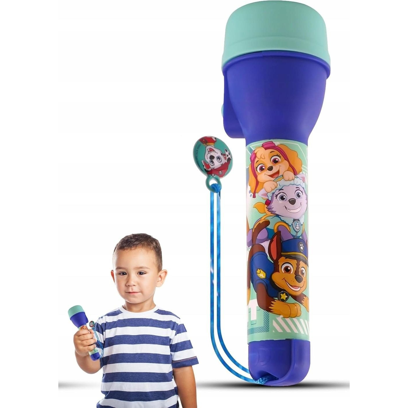 Mancs Őrjárat Future Leader Elemlámpa, Zseblámpa 21 cm (SB9909)