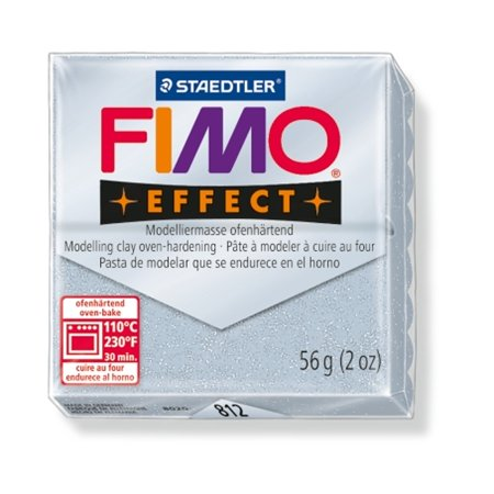 Staedtler FIMO Effect Égethető gyurma 56g - Csillámos ezüst (8020-812)