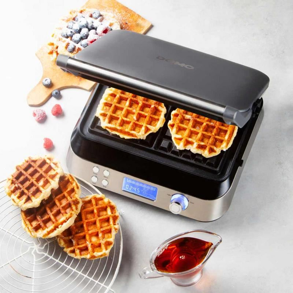Domo DO9219W Waffel és gofri sütő szett