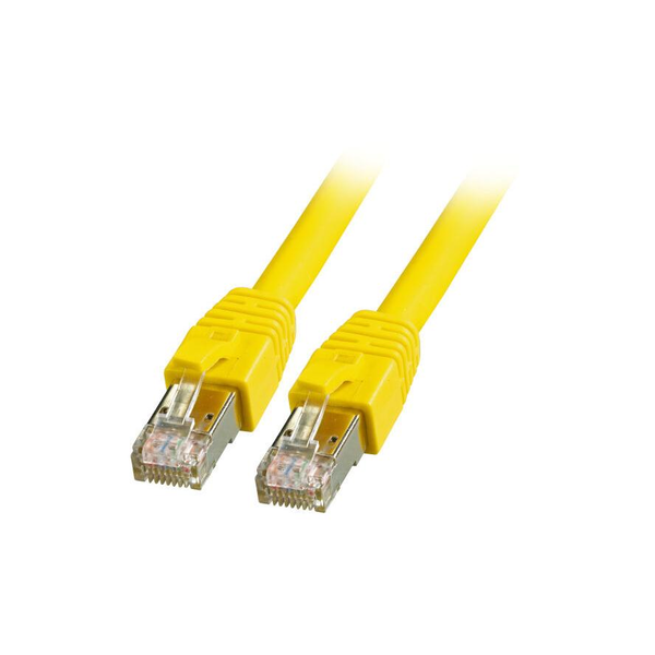 EFB RJ45 Patchkabel S/FTP, Cat.8.1,BC, LSZH, 1m, gelb