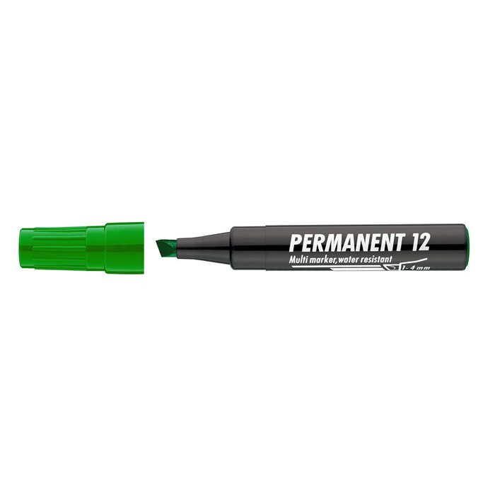 ICO Permanent 12 1-4mm Alkoholos marker - Zöld (9580008005)