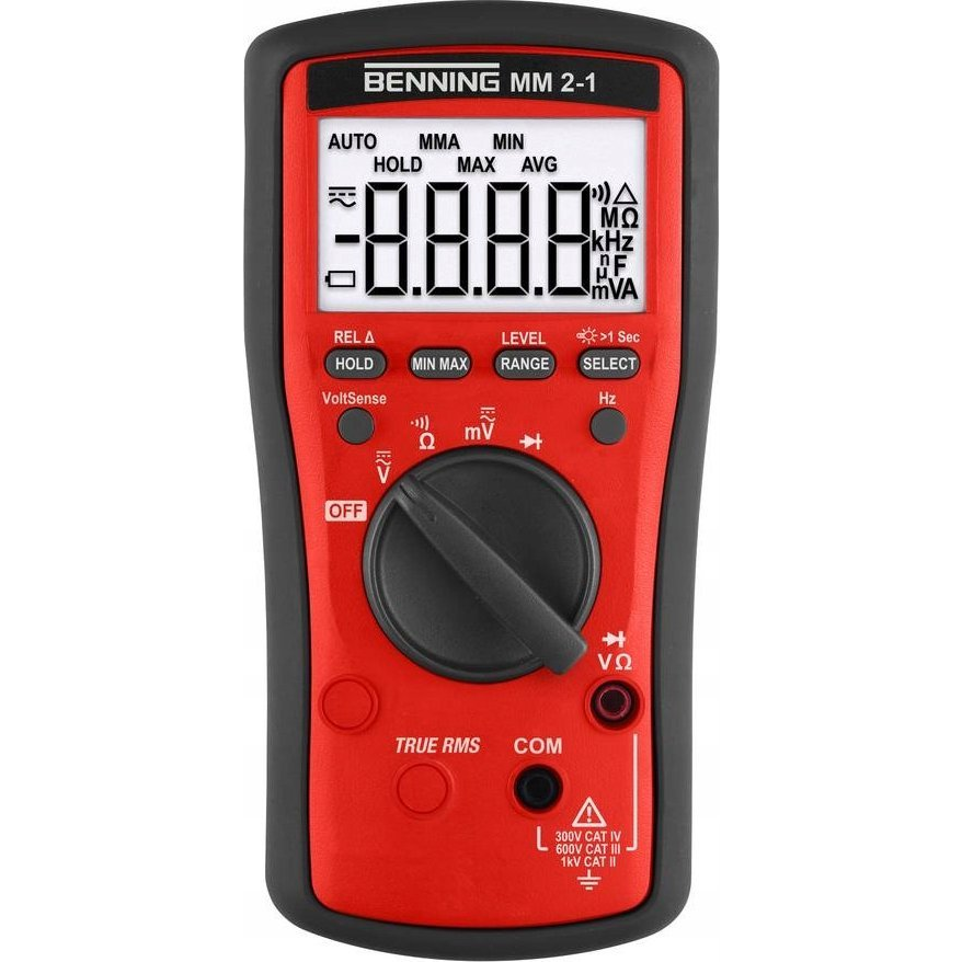 Benning MM 2-1 Kézi multiméter digitális CAT III 600 V, CAT IV 300 V Kijelző (digitek): 6000 (BG044691)